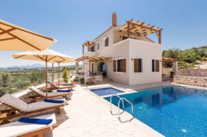 New Villa Katifes with Pool, Walk to Amenities & Amazing Views!